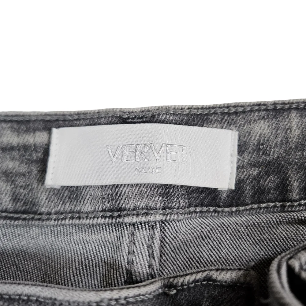 Vervet Distressed Wash Cargo Pants, Distressed Grey, Size 26 - Picture 10 of 14